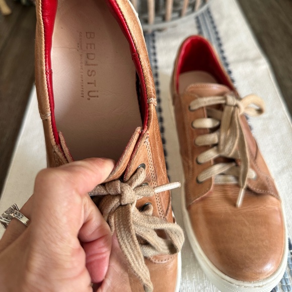 BED|STU Tan Leather Sneakers – Size 9.5 - Picture 7 of 7